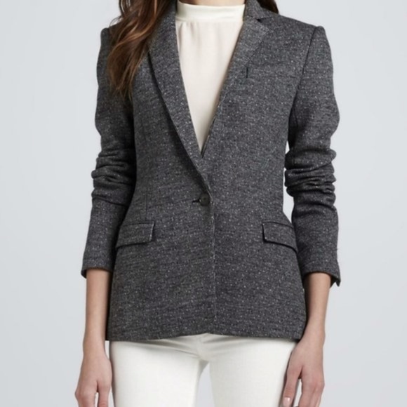Theory Jackets & Blazers - NWT Theory Black & White Gabrielle K Blazer 10